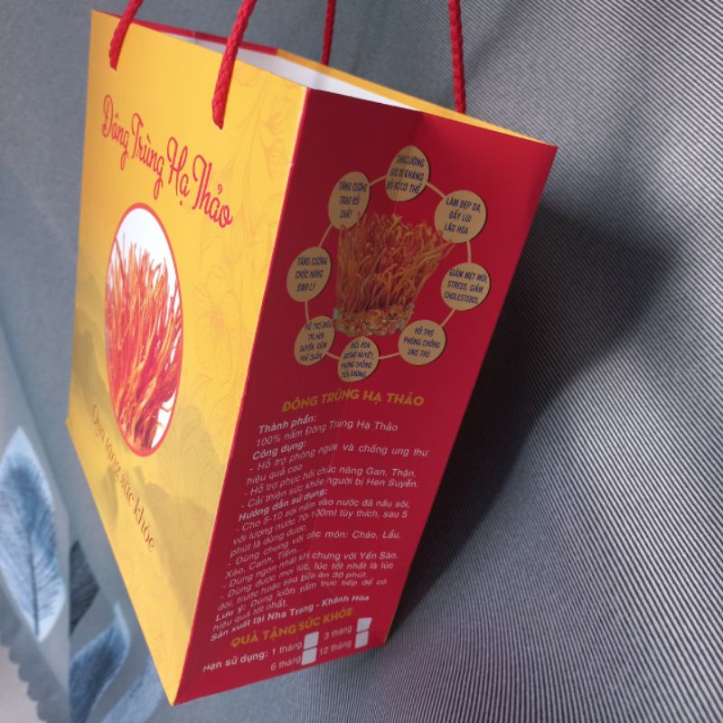 10 túi đựng đông trùng hạ thảo
