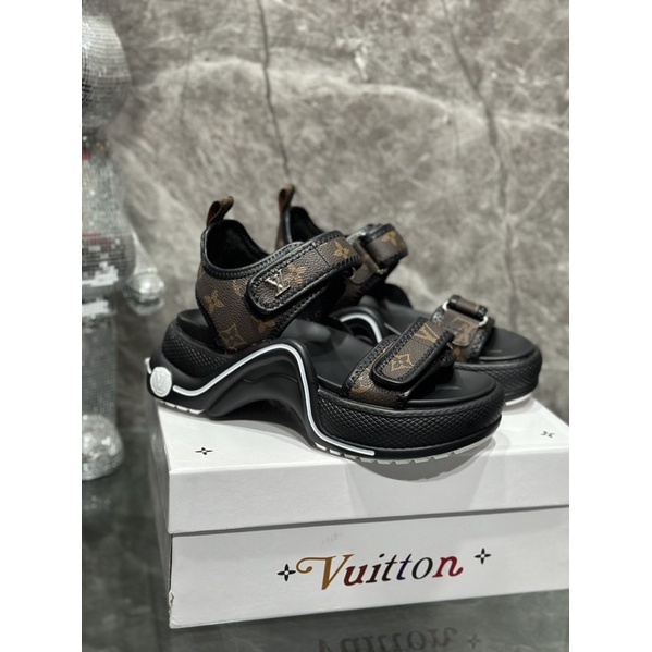 Dép saldan LV nữ cao cấp fullbox hàng đẹp chất lượng siêu hot