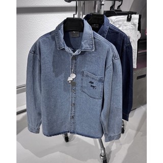 SƠ MI DENIM xanh nhạt - Khoác Jean CHUOT TRANG