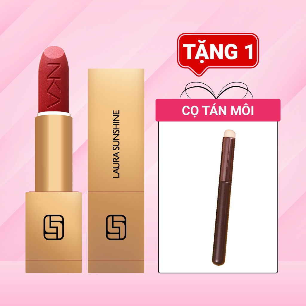 Son Laura Sunshine Golden Velvet Lipstick No.06 4g - Đỏ Cam