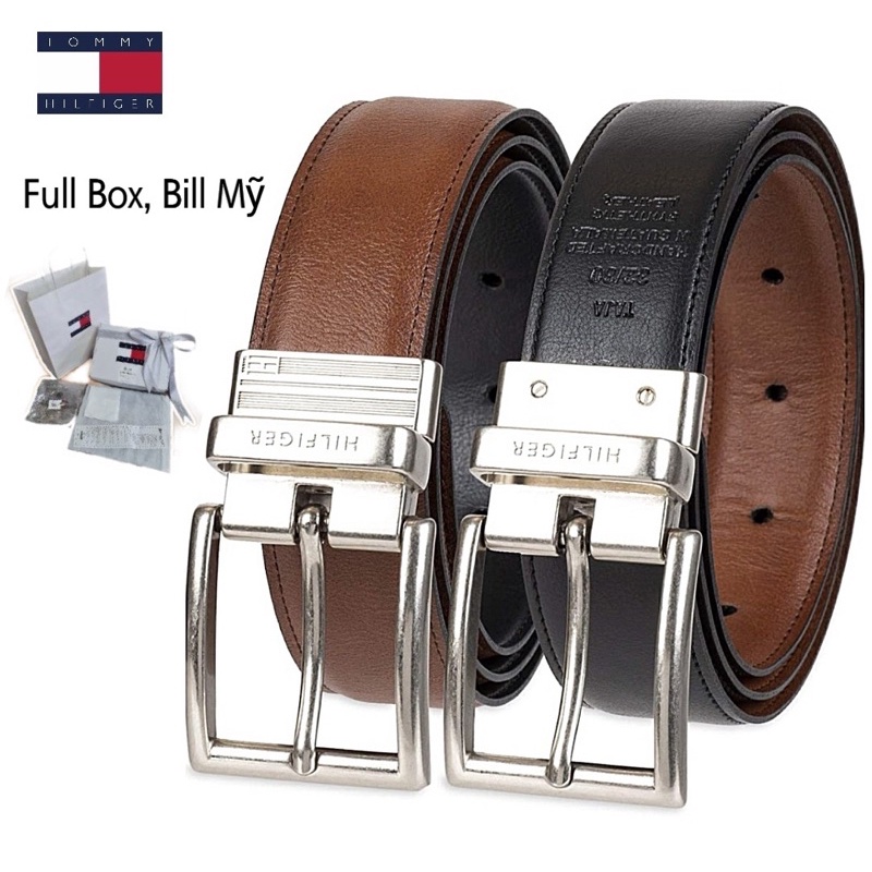 Thắt lưng da nam Tommy Hilfiger 2in1 chính hãng nhập Mỹ