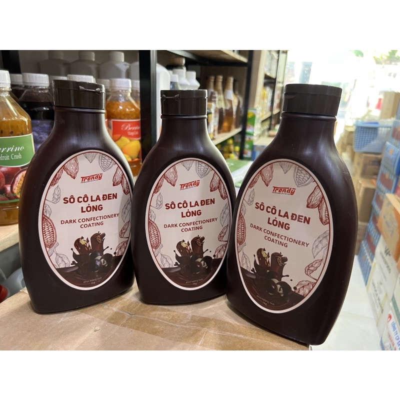 Sốt socola lỏng Trendy chai 1kg