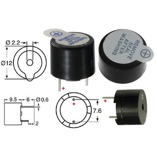 Loa - Còi chip - Buzzer 3V 5V 12V