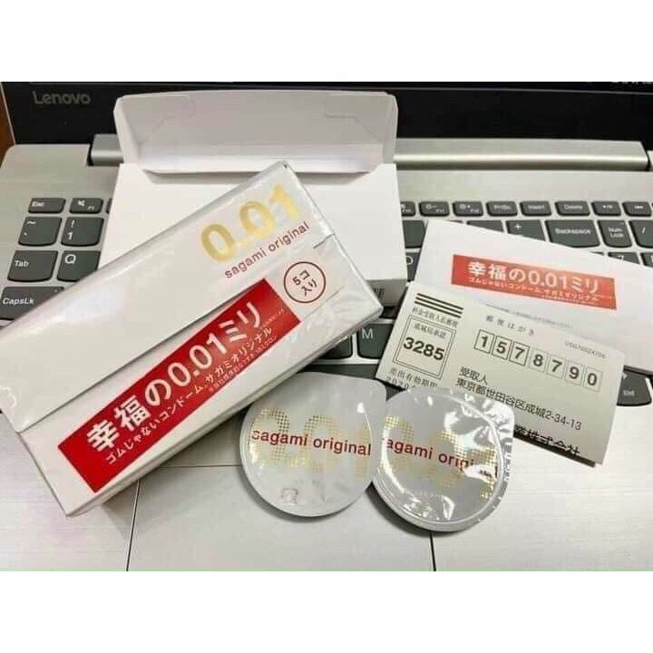 Bao Cao Su Sagami 0.01 Nội Địa Nhật Bản  Che Tên Sản Phẩm