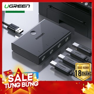 Bộ Chia Sẻ Máy in 1 ra 2 Hoặc 4 Cổng USB 2.0  Ugreen 30345 / 30346 Chính Hãng