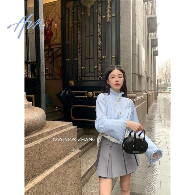 Áo Sơ Mi Phong Cách Hàn Quốc Thời Trang Mùa Xuân Mới 2023 Cho Nữ