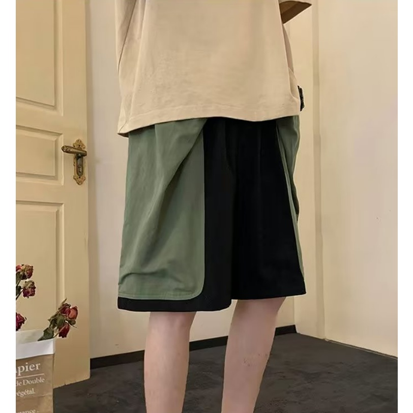 ✦ AFFLIGA ✦Quần Dài Thể Thao Dáng Suông Phối Túi Dây Rút Tùy Chỉnh Thời Trang Mùa Hè Cho Nam