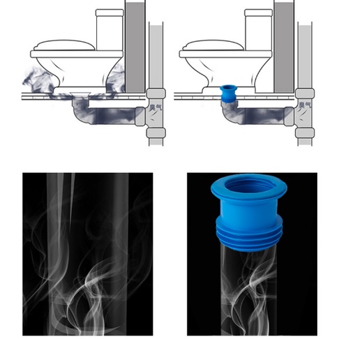 Gioăng Cao Su Bồn Cầu Dùng Cho Ống Thoát Phi 110, Chống Hôi, Chống Rò Rỉ Nước, Ngăn Mùi, Ron Bồn cầu