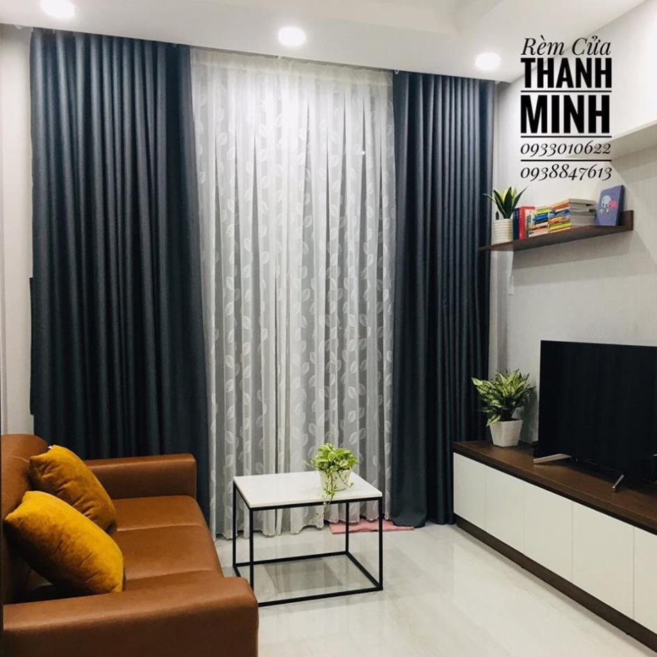 Rèm Cửa Chính kích thước lớn chiều cao 3m1, chất liệu vải cao cấp, hàng loại 1, cản nắng đến 96%, shop nội thất Duy Huệ