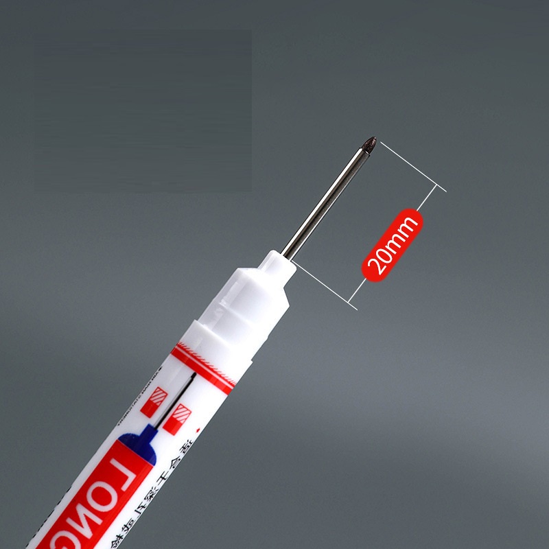 10, 5, 1` Bút lấy dấu, bút lông đánh dấu ngòi dài 2cm khô nhanh, kháng nước dùng cho làm mộc, kim khí, xây dựng