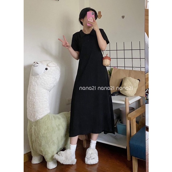 Váy polo thun trơn Nana21 Nanastore21