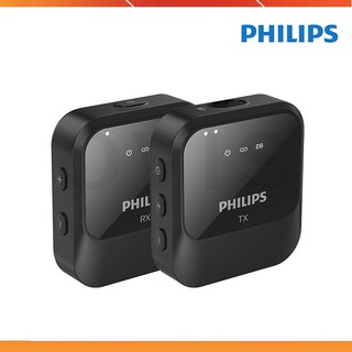 Philips dlm3541c - micro cài áo không dây 2.4ghz thu âm cho máy ảnh, smartphone