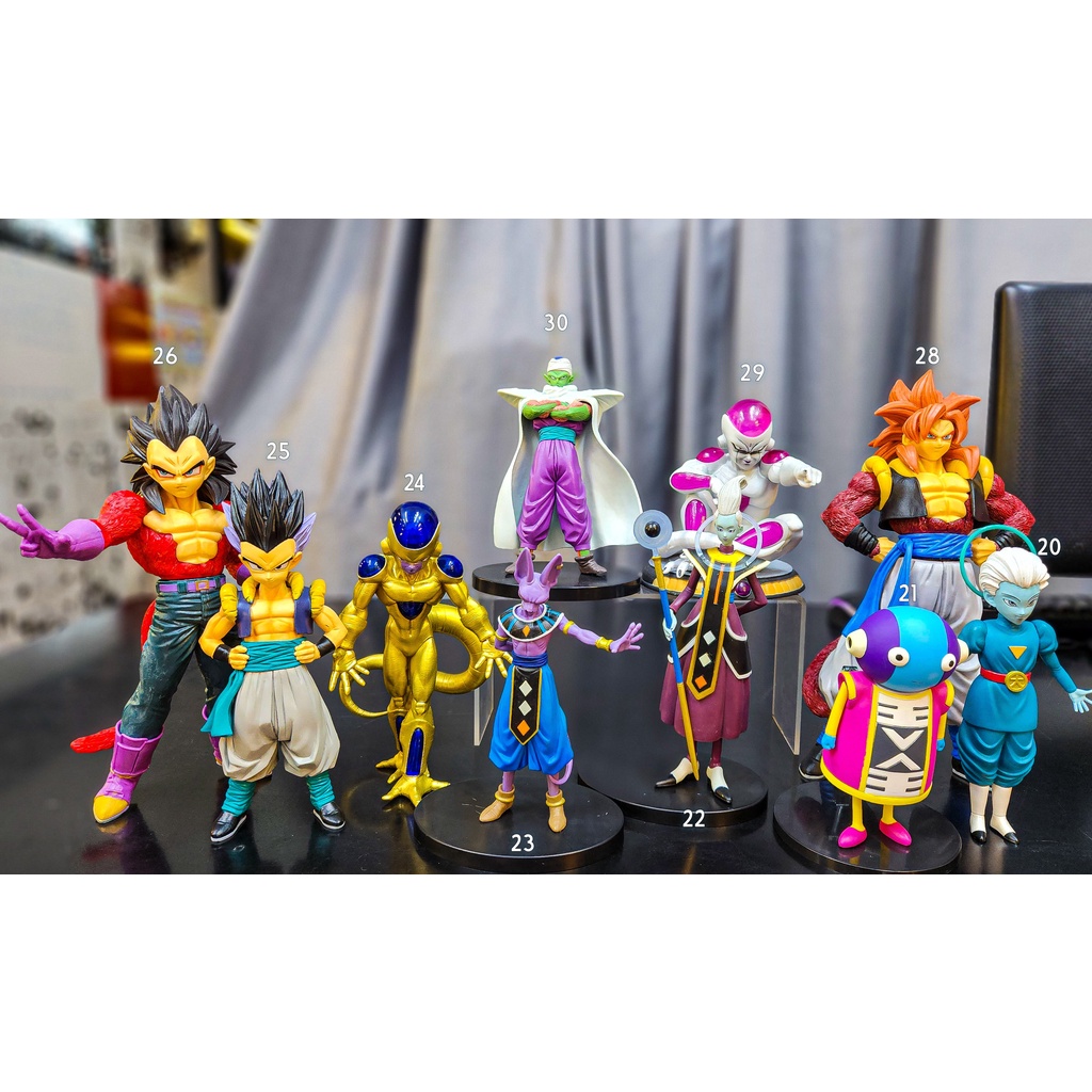 Combo mô hình Dragon ball Mabuu, songoku, trunk, bardock, piccolo tự chọn giá siêu đẹp