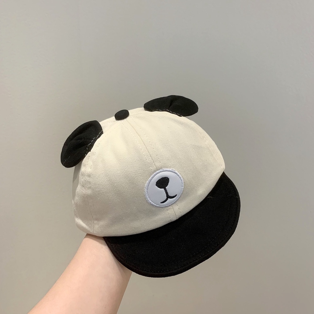 Mũ lưỡi trai cho bé, mũ bé trai 1-3 tuổi, nón trẻ em hình gấu cute, chất vải thoáng mát cao cấp BABY BOO SHOP