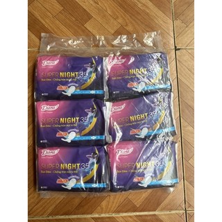 Lốc 6 gói diana ban đêm 35cm