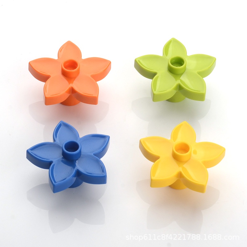 Chi tiết lắp ghép hàng rào, lá cờ , bông hoa - Vinakidstoys