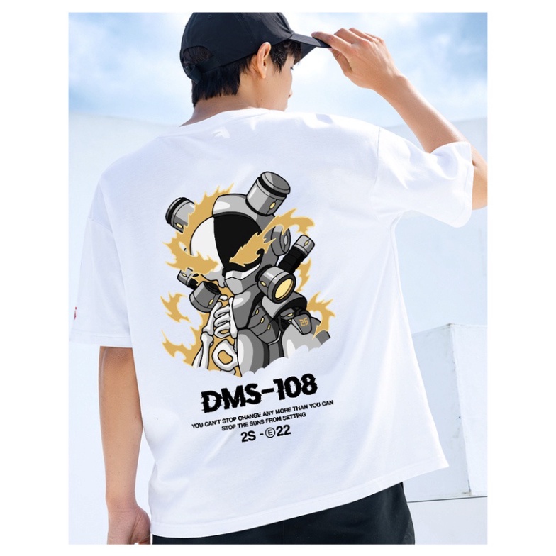Áo Thun Tay Lỡ Nam 2s Clothing Form Rộng Cotton Phông Nam Oversize Local Brand In Hình TV5109