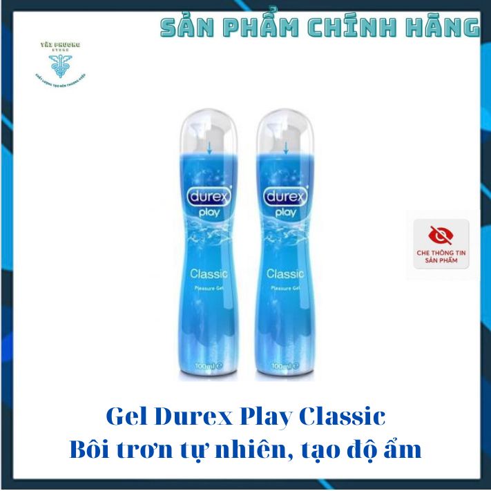 Gel bôi trơn DUREX PLAY CLASSIC - gel bôi trơn DUREX gốc nước tạo độ ẩm - 50ml