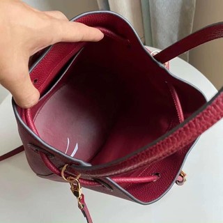 ❤️RẺ NHẤT SHOPEE❤️TÚI B DA THẬT MÀU ĐỎ