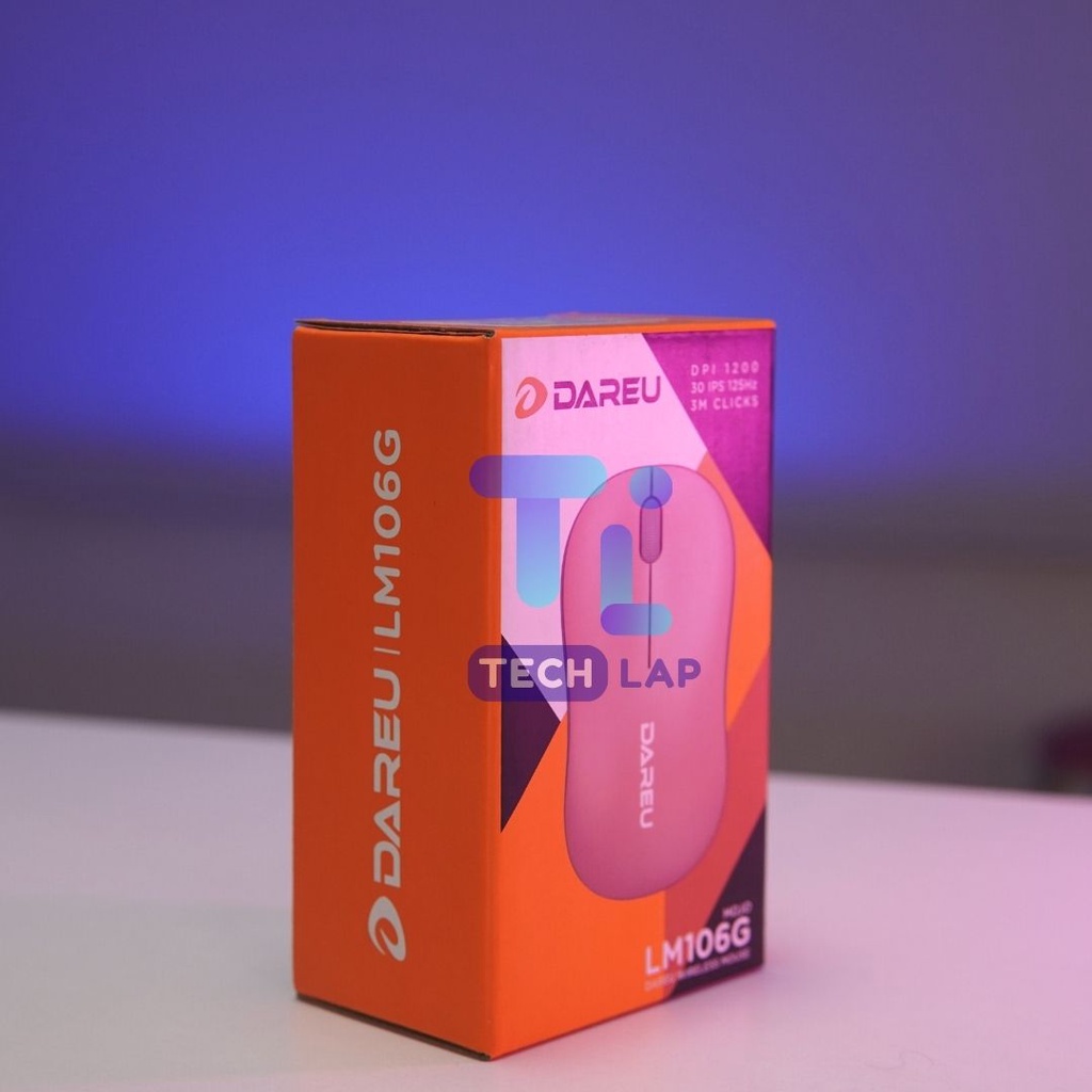 Chuột không dây DareU LM106G Thiết kế nhỏ gọn, Kết nối USB Wireless cho Laptop/PC - Bảo hành 24 tháng | BigBuy360 - bigbuy360.vn