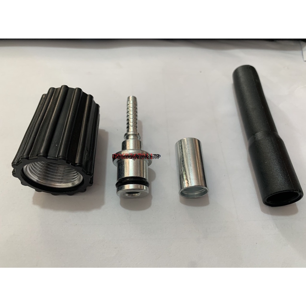 Bộ cos ép Dây Rửa Xe ren 22mm - cos ép răng 22mm bộ ép cốt dây rửa xe ren 22
