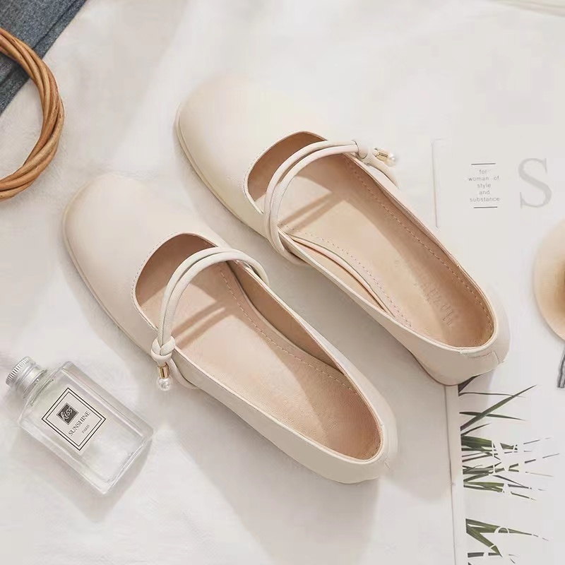 Giày cao gót Mary Jane giày da nhỏ giày nữ lolita