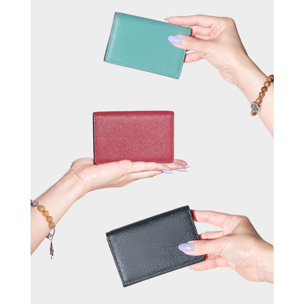 Ví Da Nam Card Holder James chất liệu da Microfiber hạt cao cấp, bền bỉ - LEONARDO