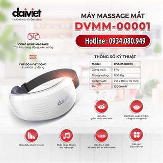 Máy massage mắt đại việt dvmm-00001