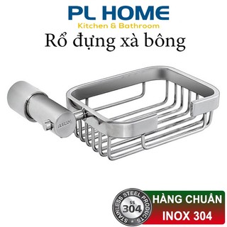 Khay Đựng Xà Phòng Inox SUS 304 gắn tường - Rổ đựng xà bông
