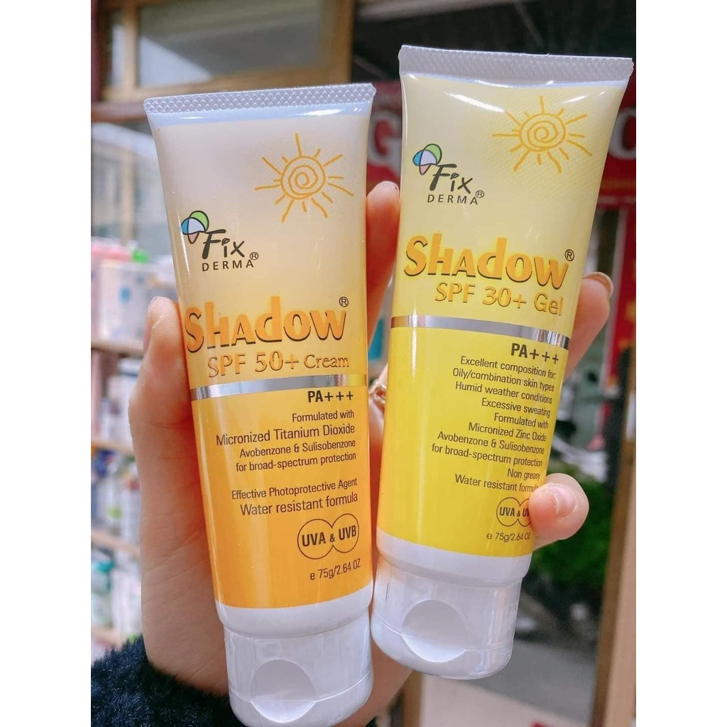 Kem chống nắng Fixderma Shadow SPF 50+ / SPF 30+
