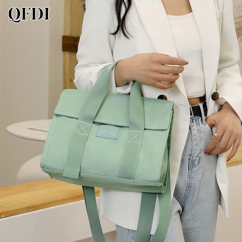 Túi đeo vai QFDI chất liệu nylon thời trang dễ phối đồ cho nữ
