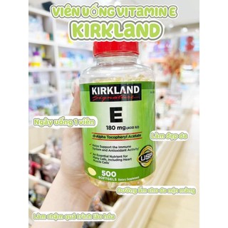 Viên uống bổ sung Vitamin E Kirkland Signature Vitamin E