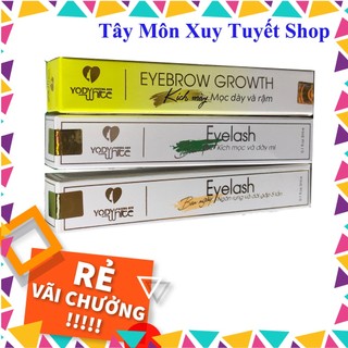 Combo 3 cây dưỡng mi dưỡng mày ngày đêm Yody White Phương Anh chính hãng