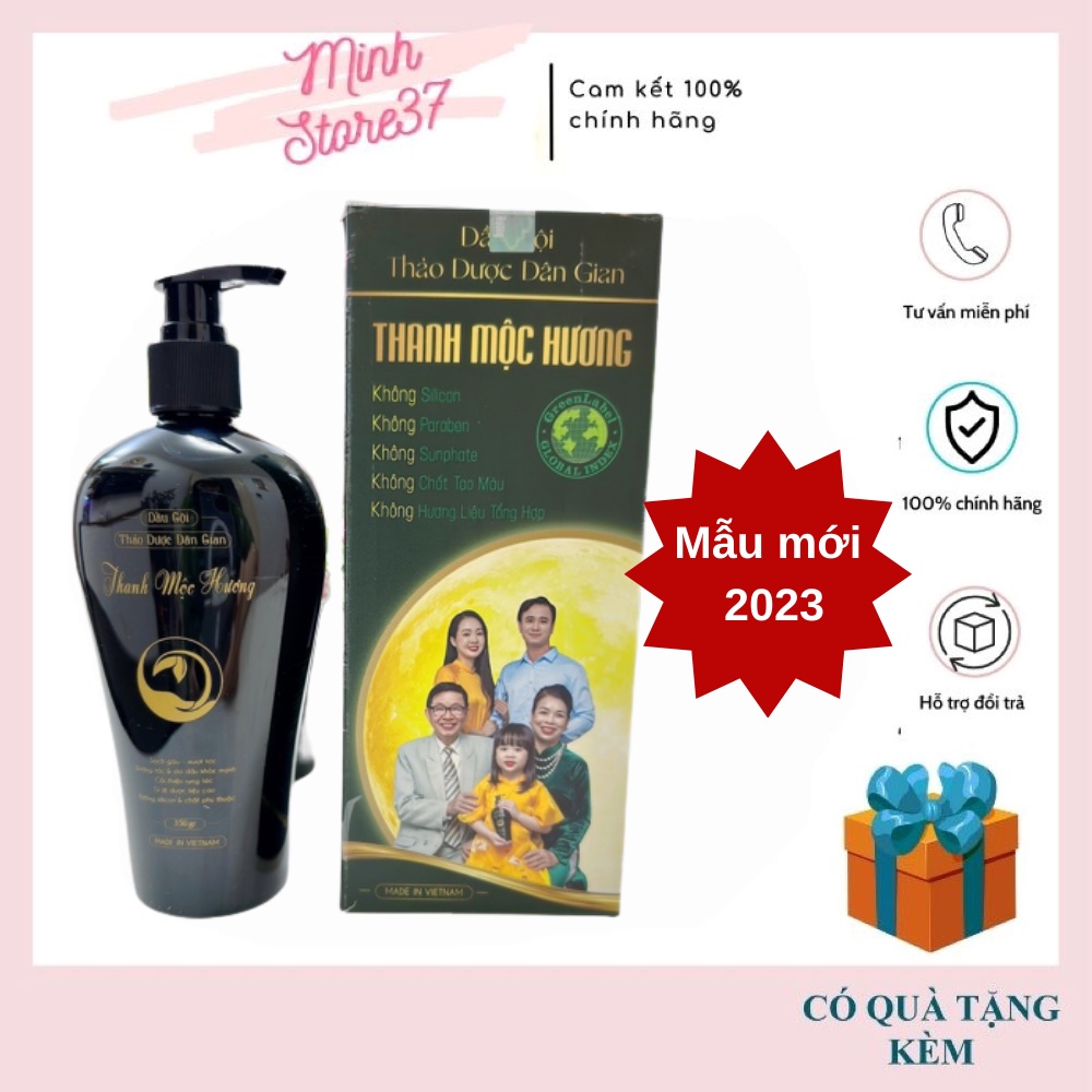 Dầu Gội Ngăn Rụng Kích Thích Mọc Tóc THANH MỘC HƯƠNG 350ml Chính Hãng