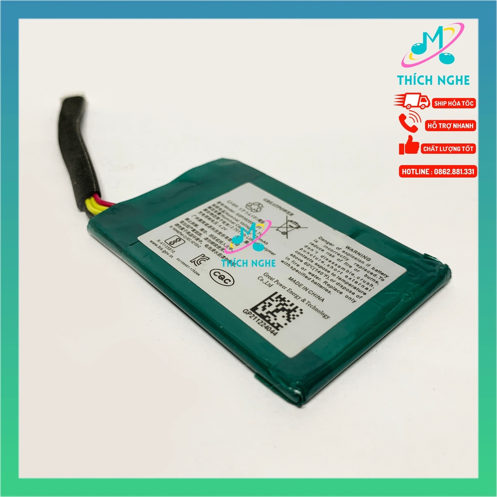 Pin JBL Clip 2 Go 2 Go Plus chính hãng GreatPower GSP383555 01 - Thay Pin Loa JBL Clip 2 Go 2 Go PlusThích Nghe