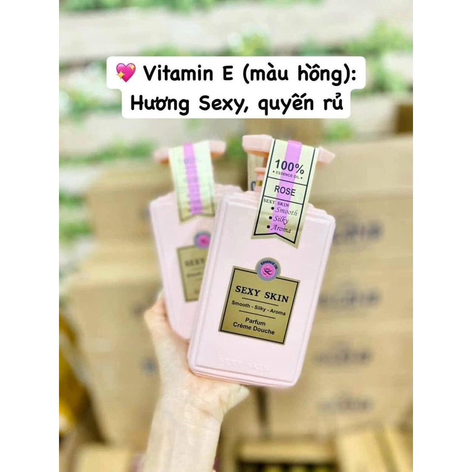 Sữa tắm nước hoa sexy skin 600ml chính hãng Pháp