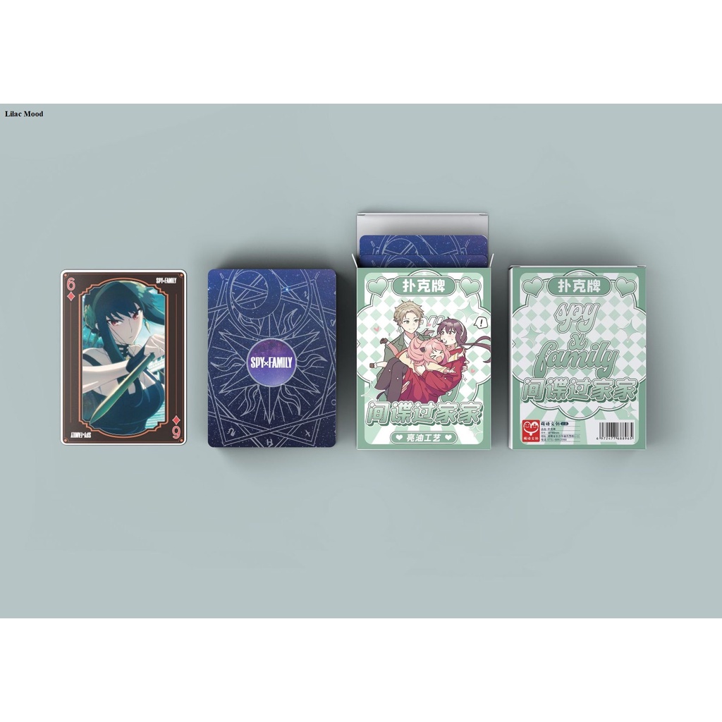 Bộ Bài Tây Spy x Family : Gia Đình Điệp Viên | Bộ Bài Tây 54 Lá / có hình/video thật
