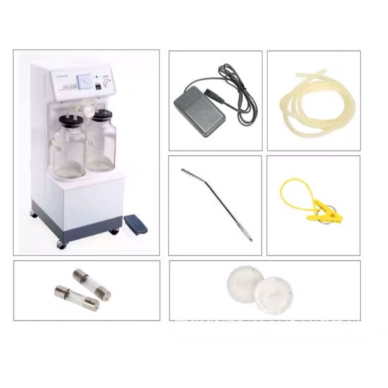 Máy Hút Dịch 2 Bình Công Suất Lớn YUWELL 7A-23B - Nhập Khẩu Chính Hãng - Bảo Hành 2 Năm