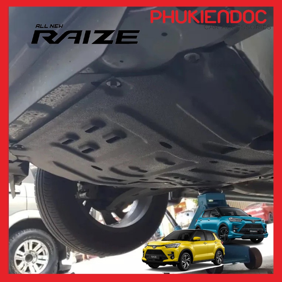 Ốp gầm Toyota Raize2020 - 2023 nhựa đúc PP dày 5mm