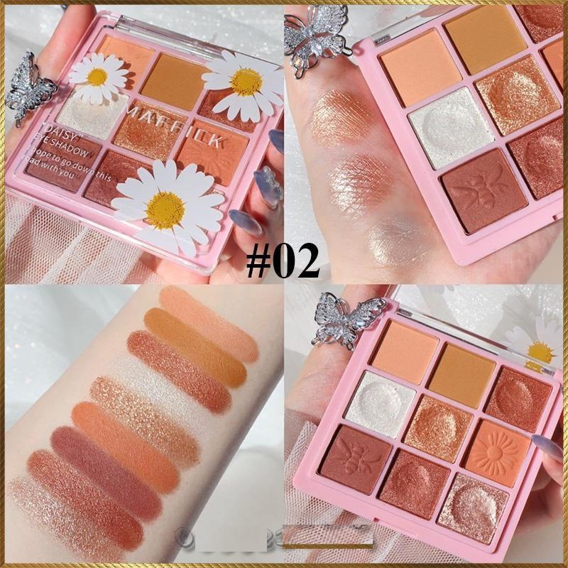 Bảng mắt 9 Ô Dikalu Tông màu nâu Cam Siêu hot