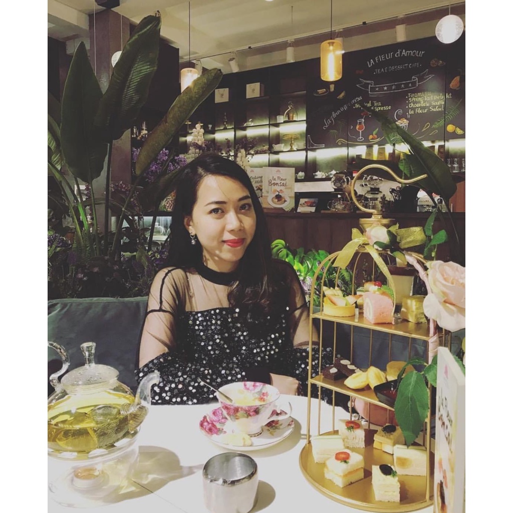 Khay Bánh Lồng Chim Móc Treo Gold 40cm