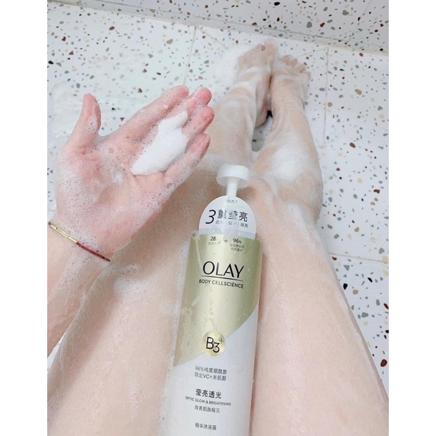 Sữa Tắm OLAY B3 + Vitamin C Giúp Trắng Da Mờ Thâm 500ml