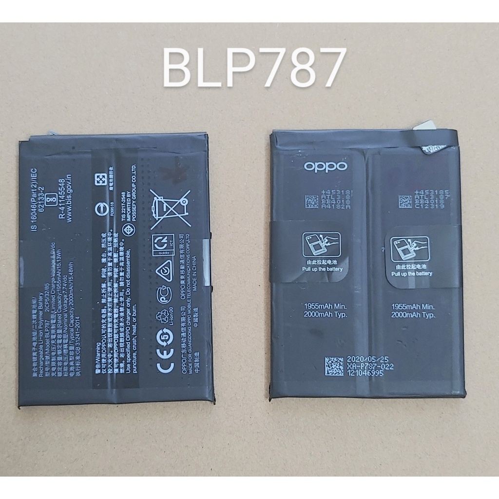 Pin Oppo Reno 4 Pro (BLP787 ) Zin Chính Hãng