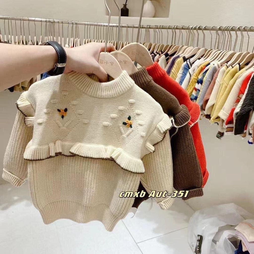 Áo len cho bé hàng si đẹp tuyển chọn, chất liệu mềm mại