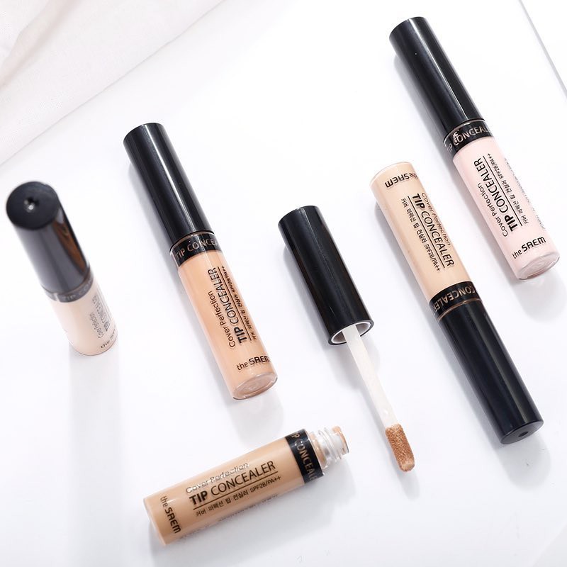 Kem Che Khuyết Điểm The Saem Cover Perfection Tip Concealer