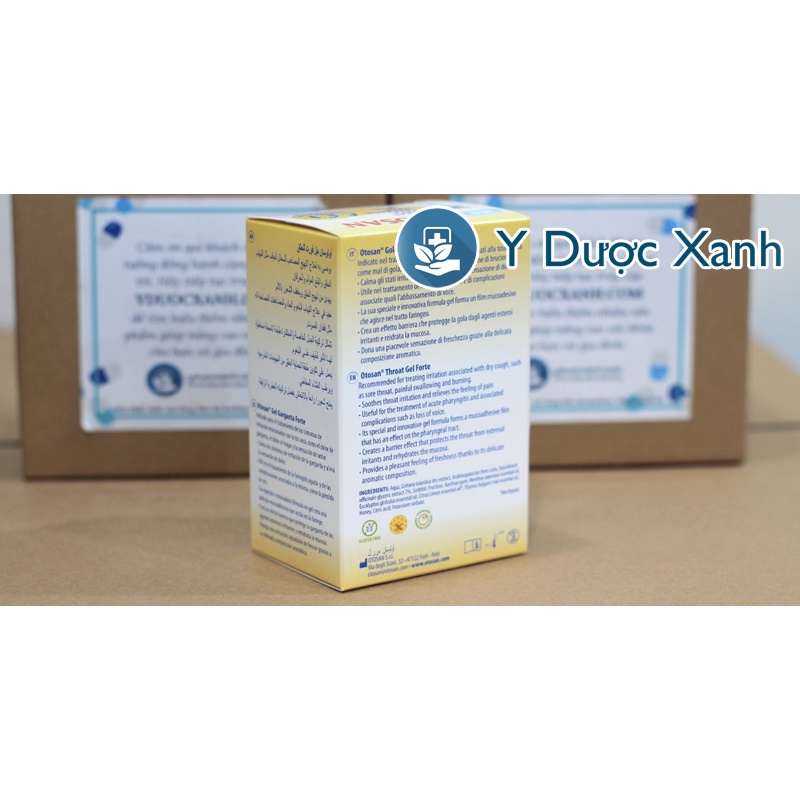 Mua  OTOSAN THROAT GEL FORTE, 14 gói, Gel ngậm giảm đau họng cho trẻ em - Y Dược Xanh