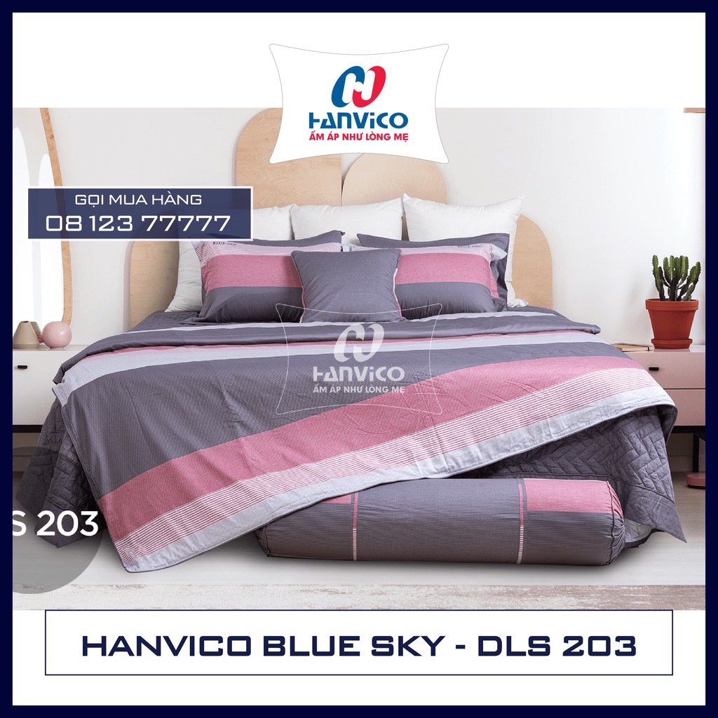 ☀️ Ga Phủ Chần ☀️ Hanvico Blue Sky Vải 100% Cotton cao cấp