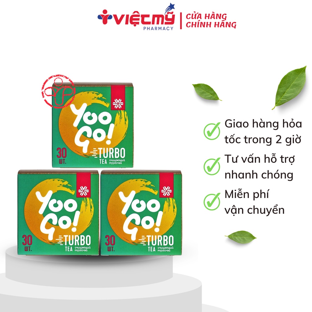 Trà Yoo go Turbo Tea Body T Siberian Health - Trà Hỗ Trợ Giảm Cân- Siberian Wellness - 30 gói Việt Mỹ Pharma