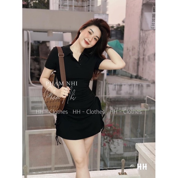 Váy Polo Dáng Ngắn Rút Eo Siêu Xinh Mã KH0868