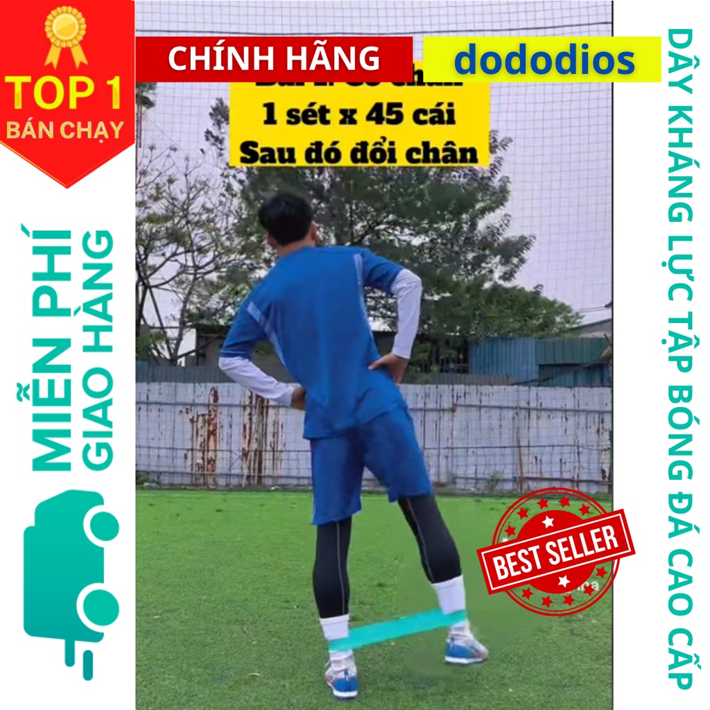 Dây kháng lực tập đá banh sút mạnh - Chính hãng dododios